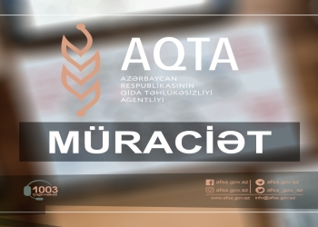 AQTA qida subyektlərinə qida məhsulları ilə bilavasitə təmasda olan əməkdaşları ilə bağlı müraciət edib