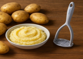 İki nəfərlik kartof püresi üçün lazım olan miqdar