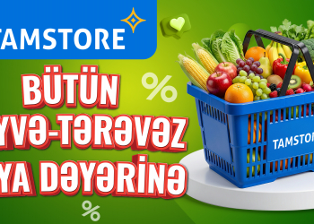 Tamstore meyvə və tərəvəzi maya dəyərinə satacaq
