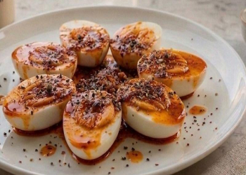 Kərə yağı souslu qaynadılmış yumurta necə hazırlanır?