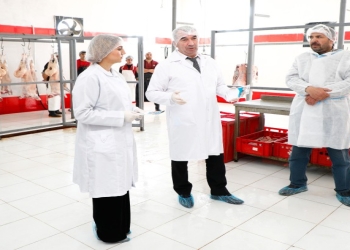 Heyvan kəsimi və ət satışı ilə məşğul olan sahibkarlarla görüş keçirilib