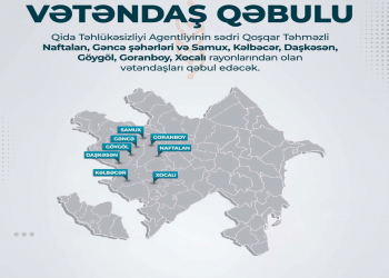 AQTA sədri Naftalanda vətəndaşları qəbul edəcək
