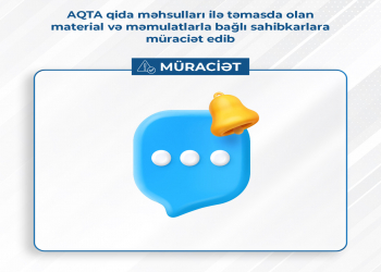 AQTA qida məhsulları ilə təmasda olan material və məmulatlarla bağlı sahibkarlara müraciət edib